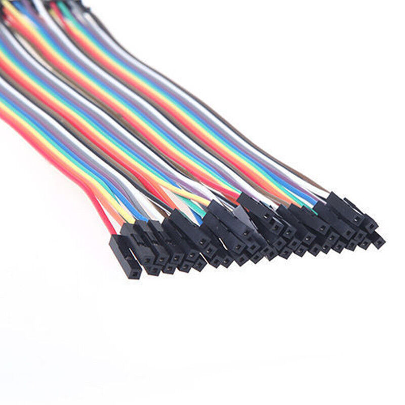40PCS Dupont wire jumpercables 20cm 2.54MM male to female 1P-1P For Arduino