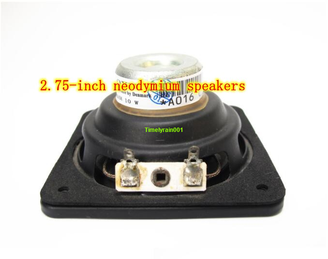 2pcs 2.75"inch 4Ω 10W Speaker Neodymium Full-range Loudspeaker Home Audio Parts