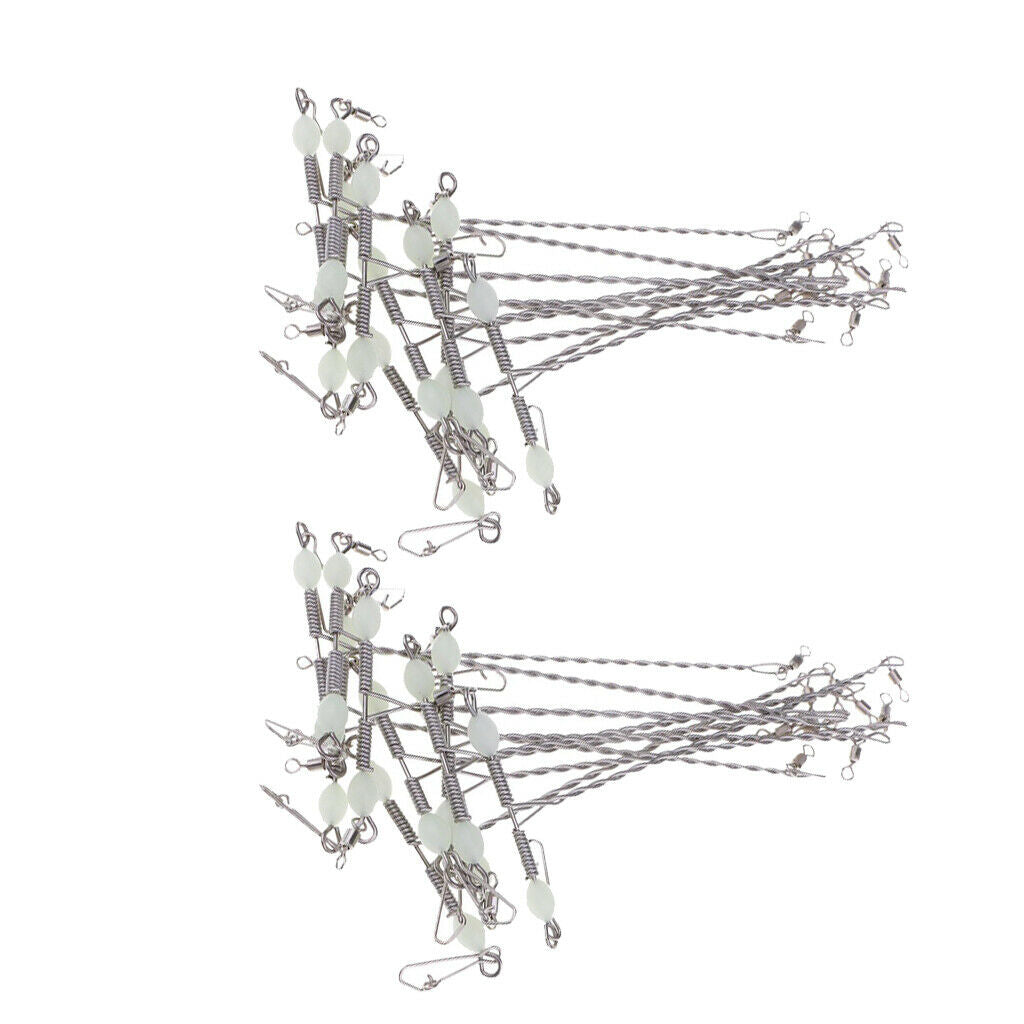 20pcs Luminous Balance T-shape 3 way Fishing Accessories Fishing Tackles
