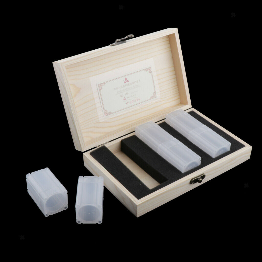 27mm Plastic Coin Dispenser Coin Holder With Wooden Storage Box For Coin