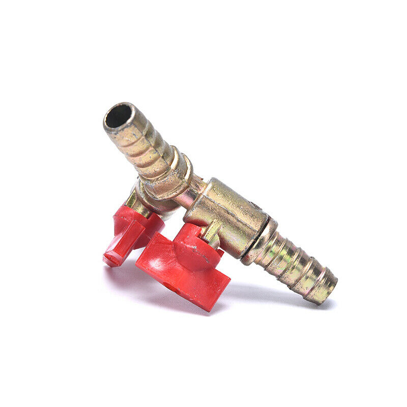 Clamp Fitting Fuel Water Oil Gas 3/8" 10mm Brass Y 3-Way Shut Off Ball Valve