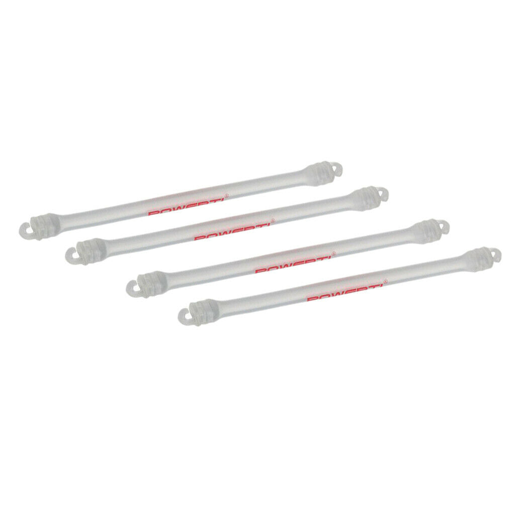 Set 4 Vibration Dampeners ShockproEasy Installation for Tennis Players White