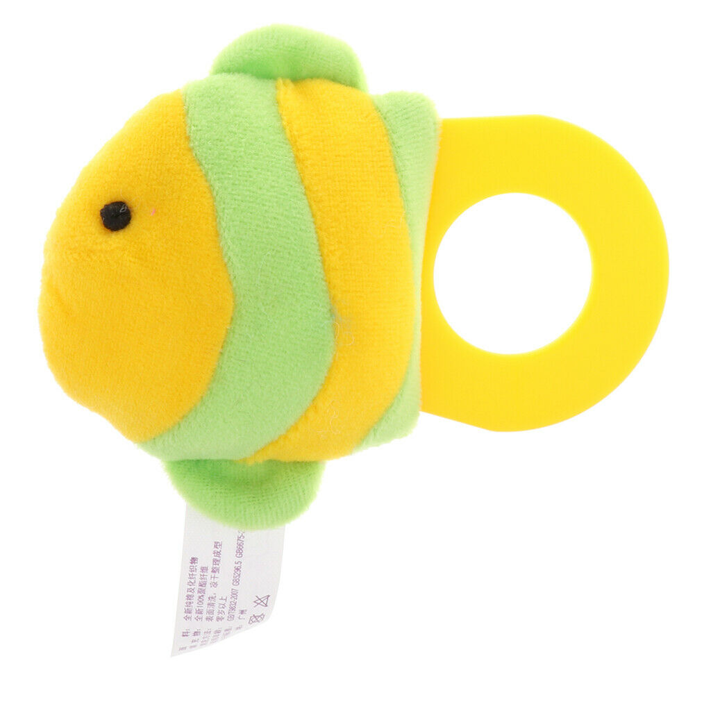 Baby Plush Teething Toys, Cartoon Animals Shape Teethers, Baby Appease Toys Fish