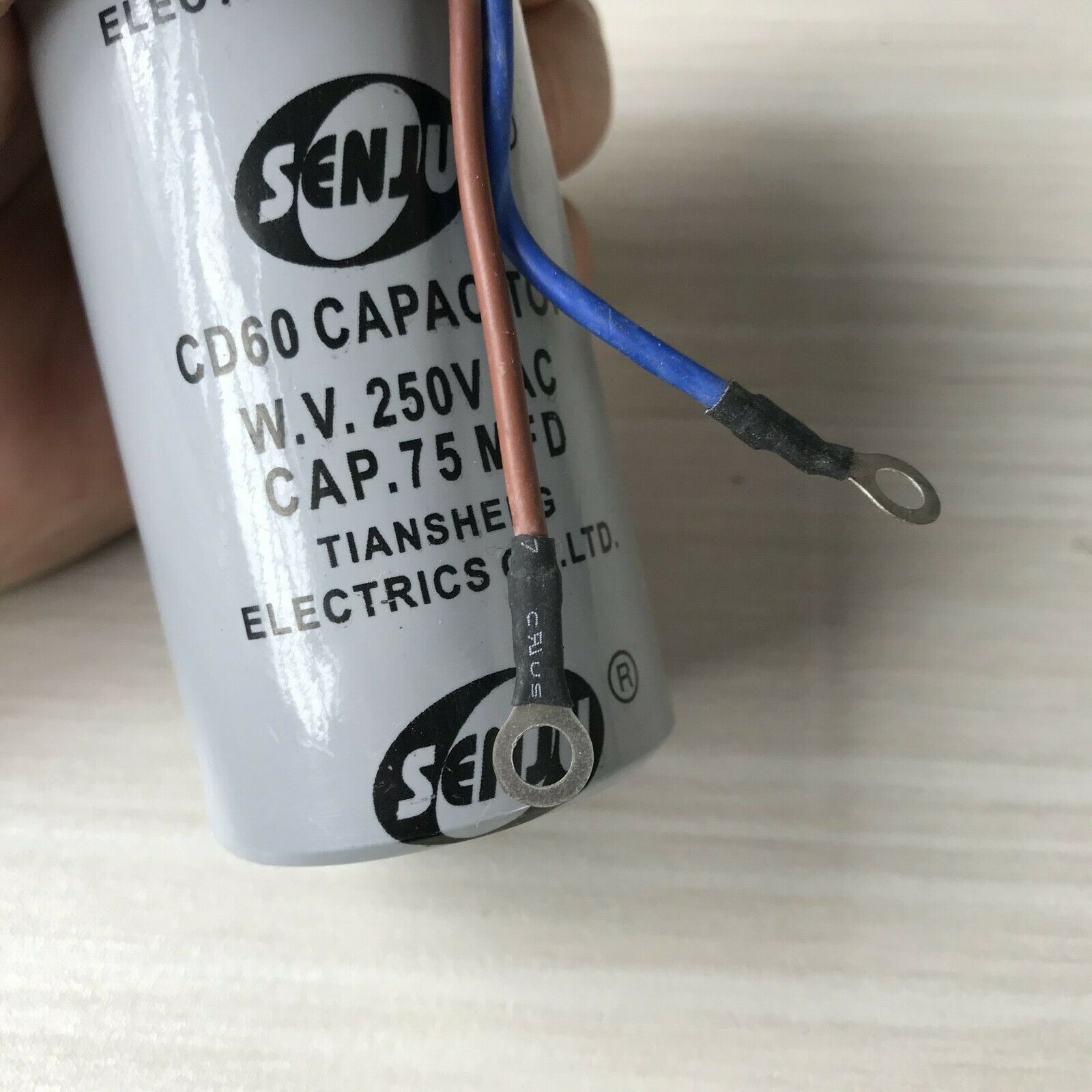 CD60 Motor Start Capacitor 75 MFD 75UF 250VAC 250V HVAC Capacitors