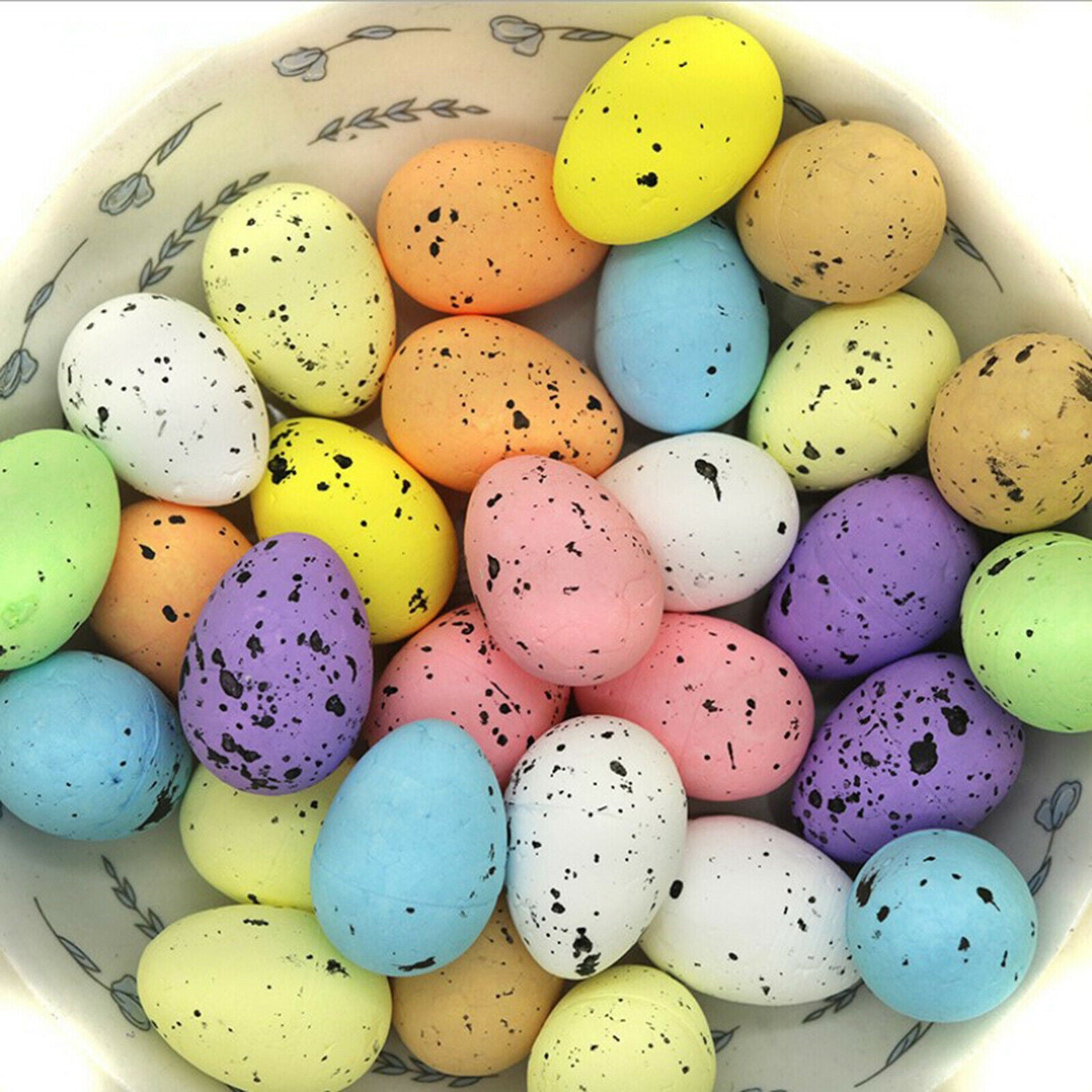 30 Pieces Mixed Easter Eggs Simulation Easter Egg Basket Party Decoration