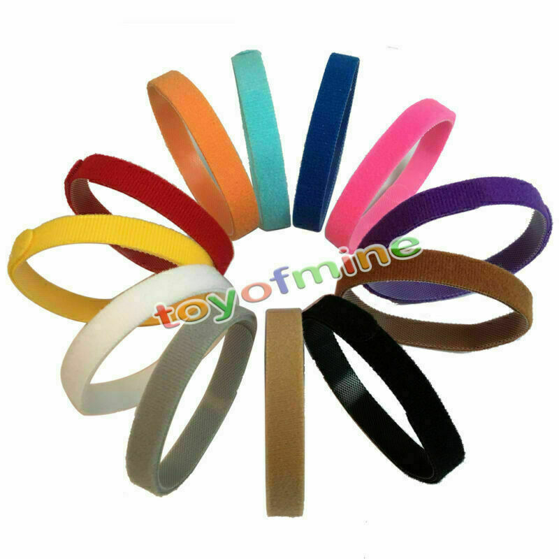 12 Color Resusable Whelping Puppy Kitten ID Collars Soft Bands