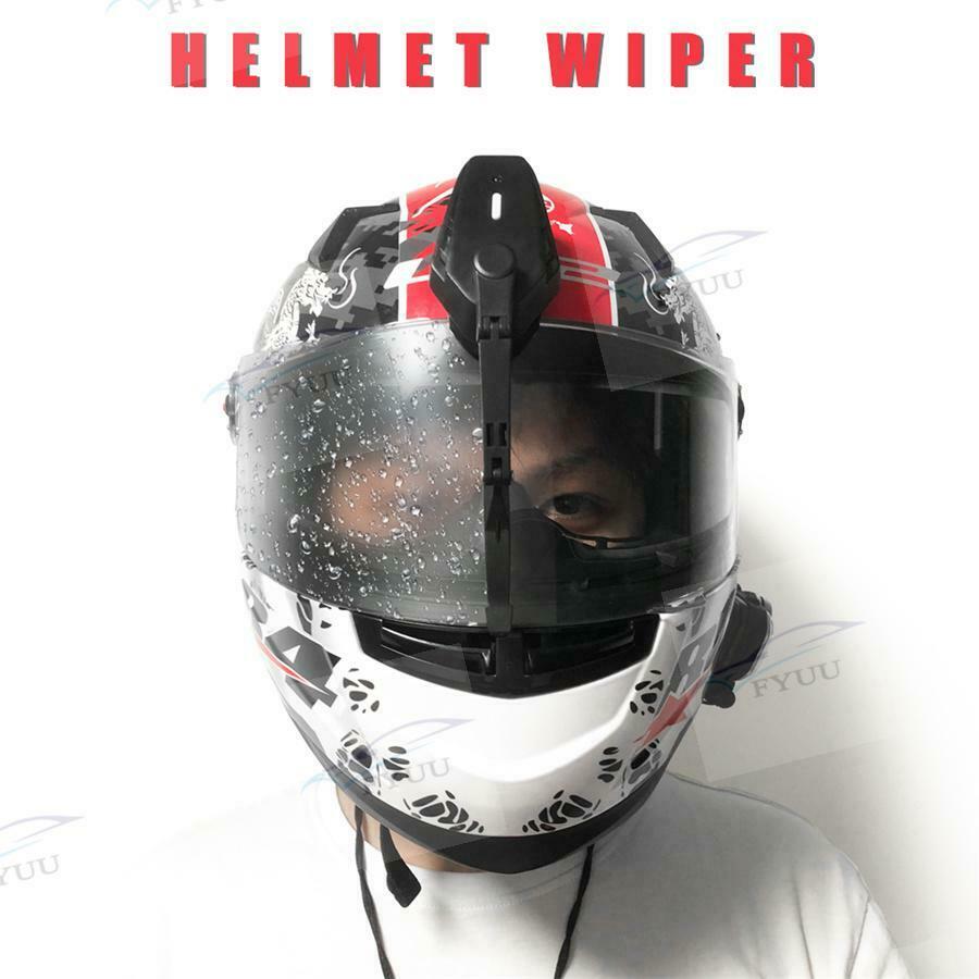 motorcycle helmet electric wiper Motor helmet windshield wiper with most visor