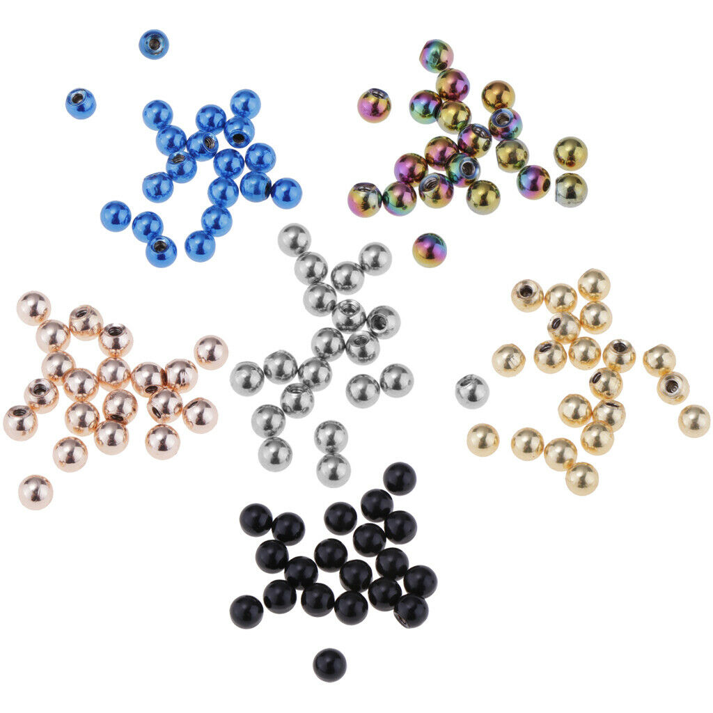 20x New Replacement Spare BALLS Body Piercing Balls Piercing Steel Color