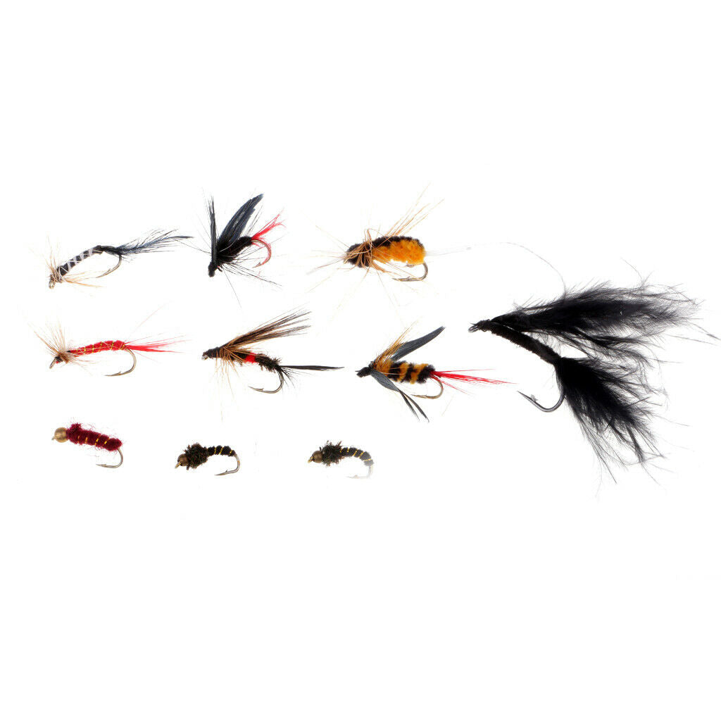 100 pieces multicolored fish hook bait for perch pikeperch fishing,