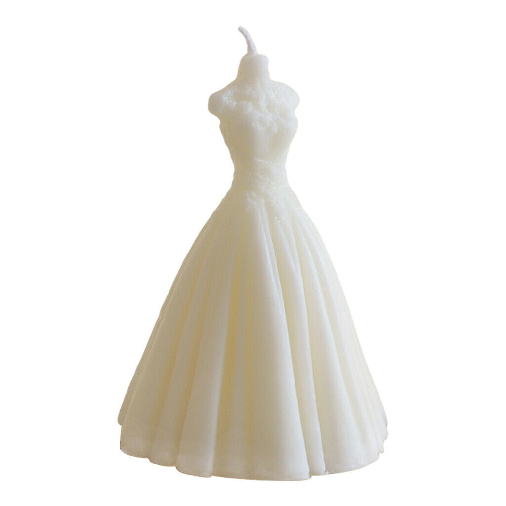 Scented Candle Bride Gown Design Small Essential Oil Decor Photo Props