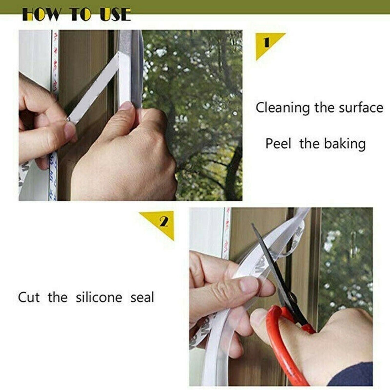 10M sealing tape sealing tape window door seal self-adhesive 35mm