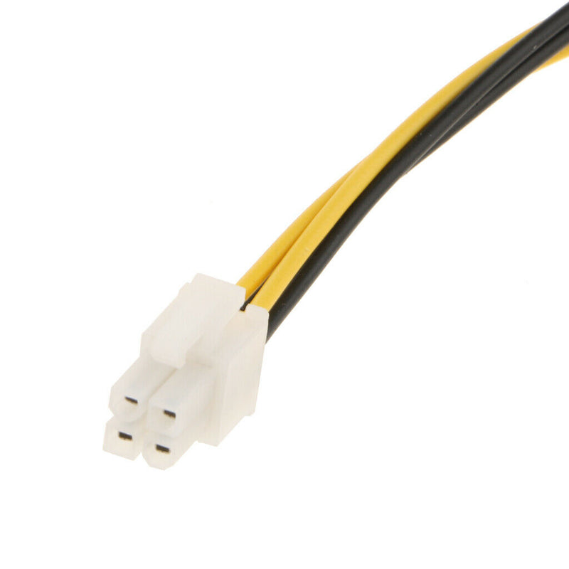 2 Piece 4 Pin 18 AWG Fan Extension Cable for Computer Power Supply