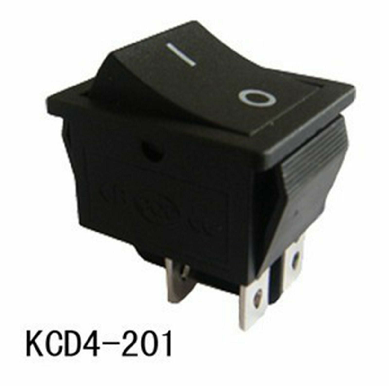 10pcs Black  DPST ON/OFF 4 Pin Rocker Boat Switch Black 15A 220V