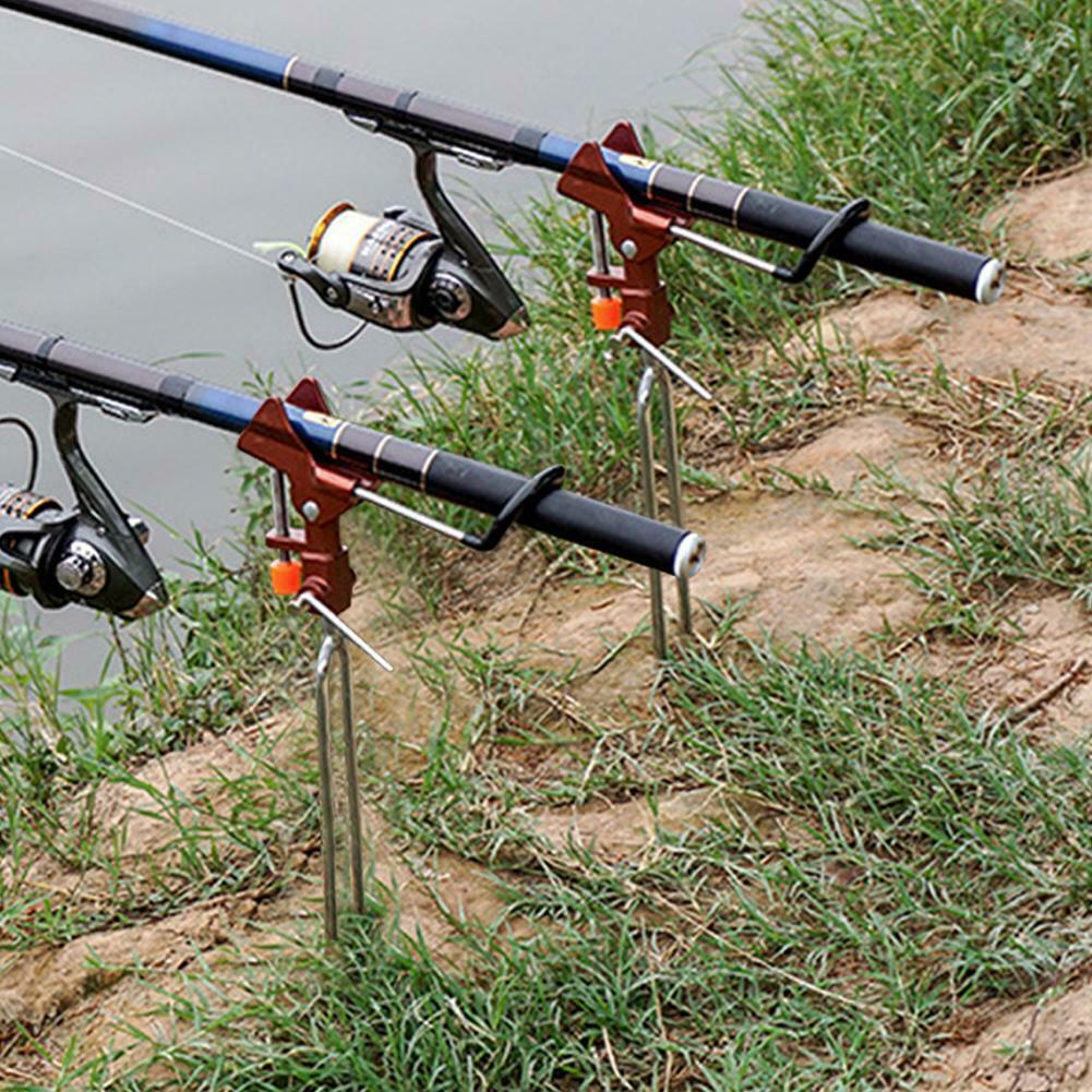 Aluminium Alloy Fishing Rod Bracket Adjustable Handle Fishing Holder Tackle @