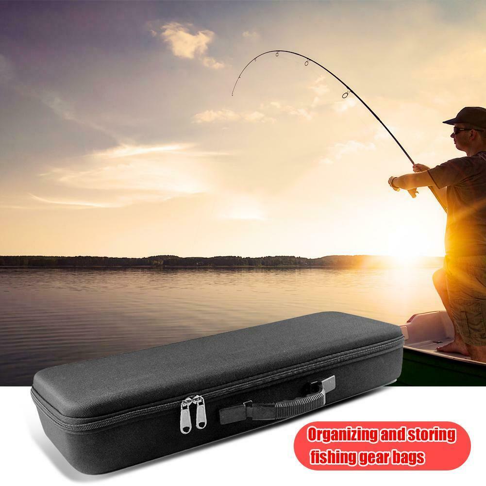 600D Nylon Fabric Fishing Rod Reel Accessory Toolbag Organizer Fishing Gear Bags