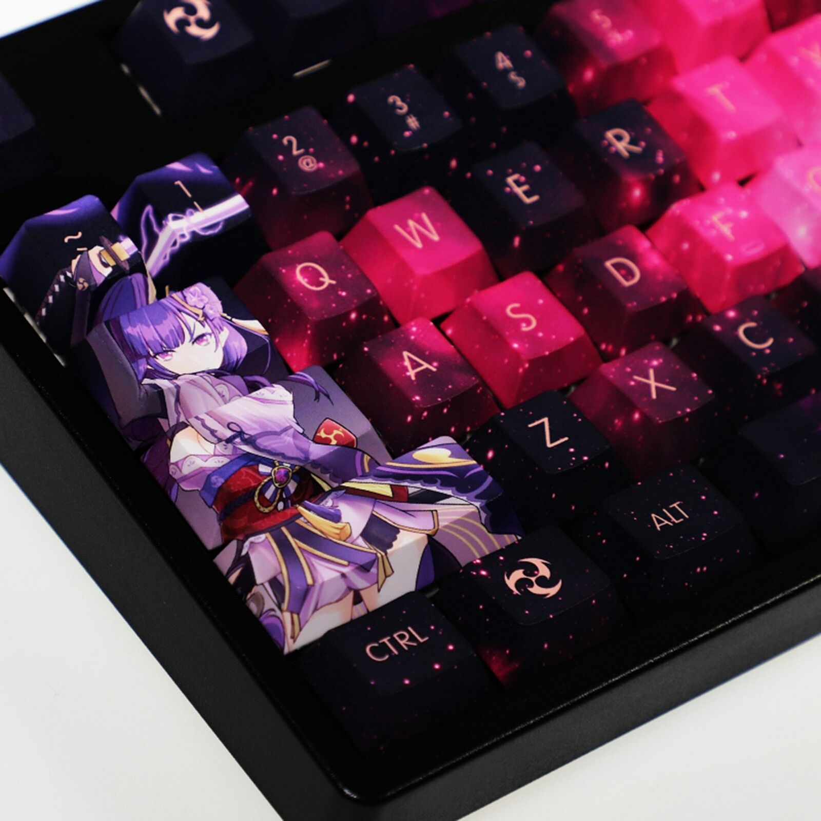 Games Genshin Impact Beelzebul 108 PBT Keycap Set f/Mechanical Keyboard Stock