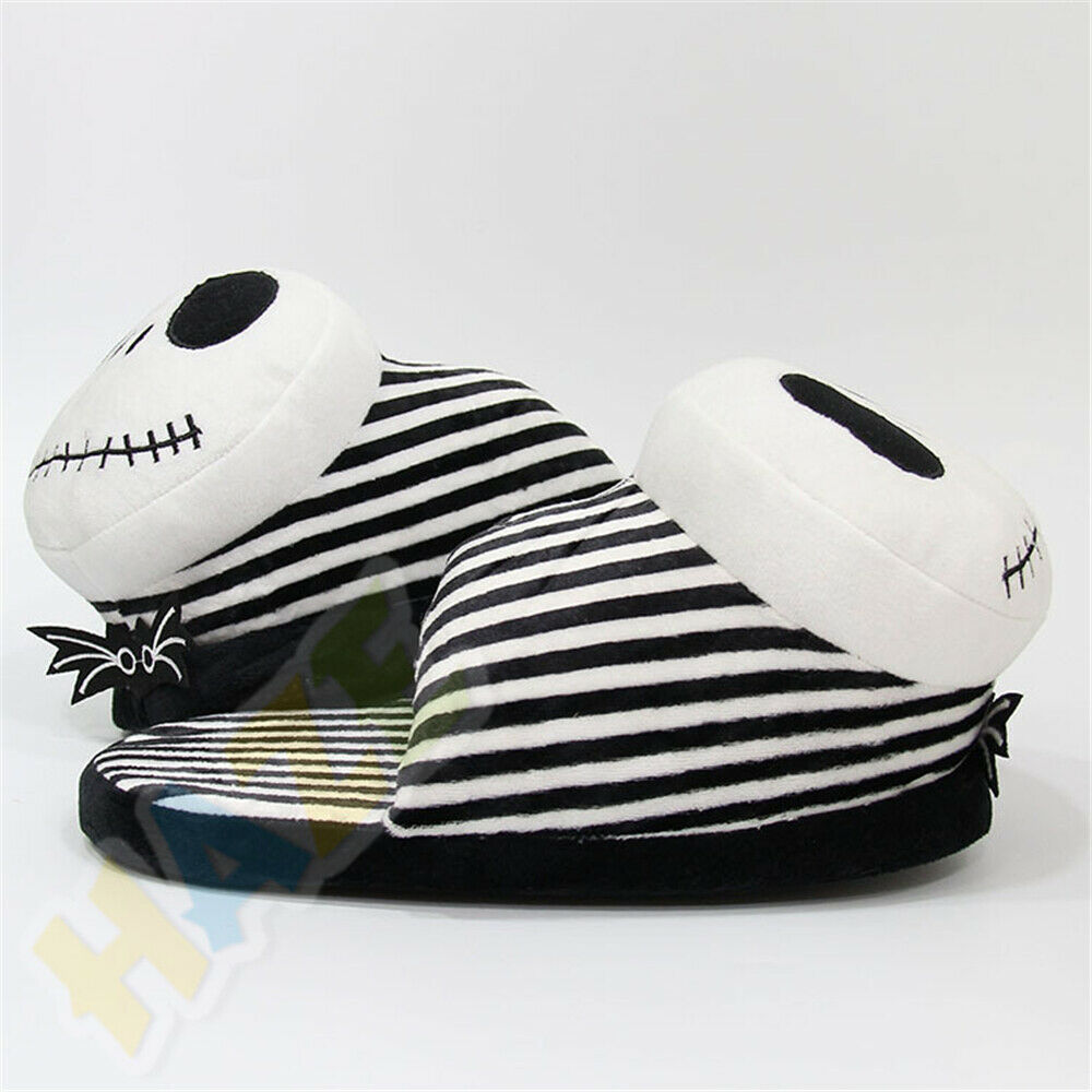 The Nightmare Before Christmas Jack Skellington Anti Slip Warm Slippers Unisex