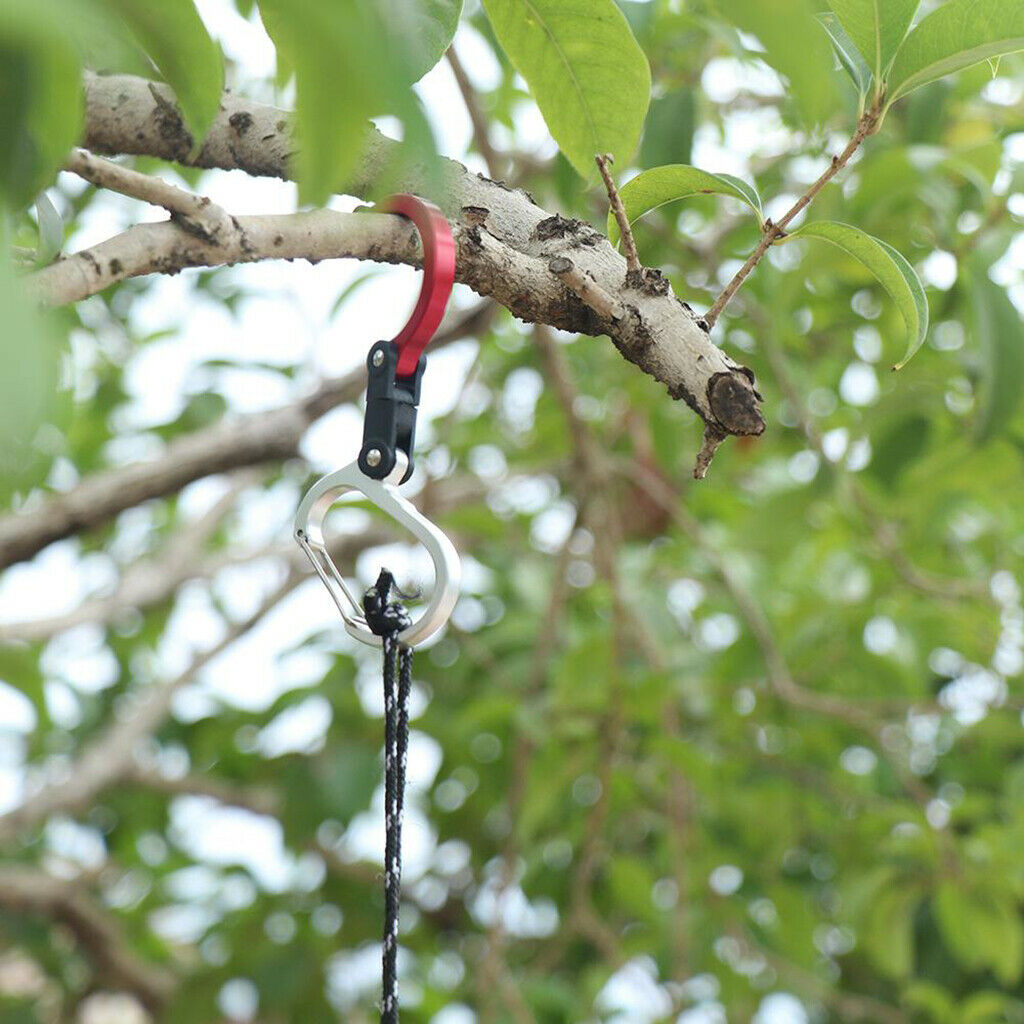 Premium Carabiner Clips Hook Outdoor Home Camping Fishing Traveling Bag Holder -