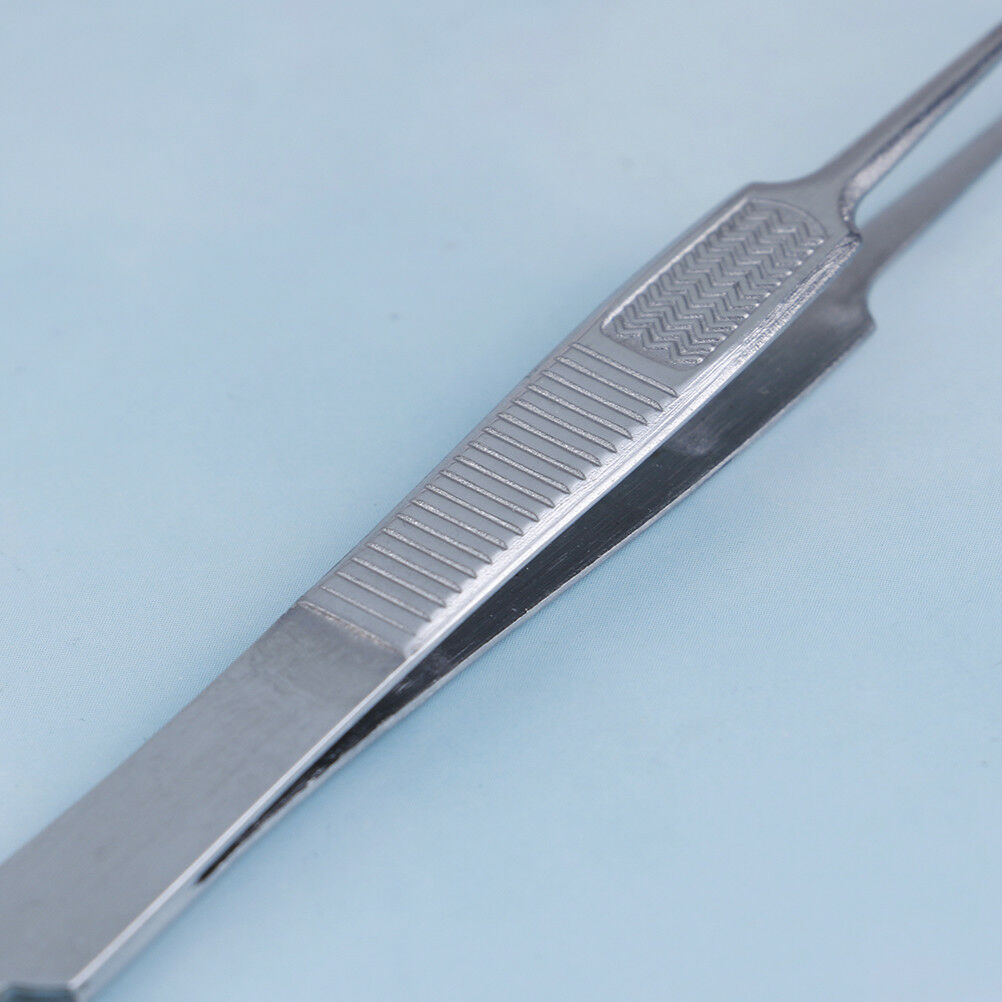 Facial extractor blackhead acne blemish remover tweezers bend curved need.l8