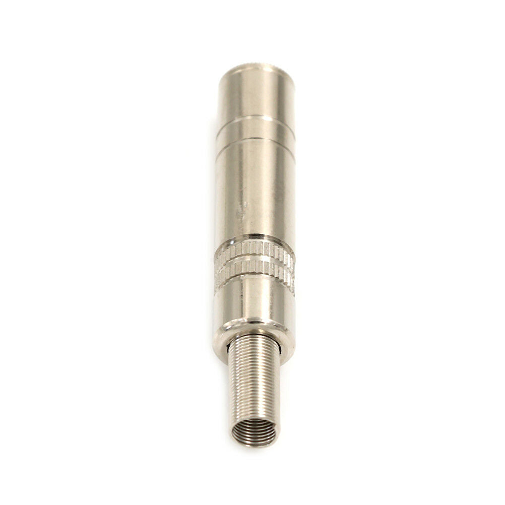 6.35mm female Plug 1/4" mono audio cable connectors metal adapter adaptor.l8