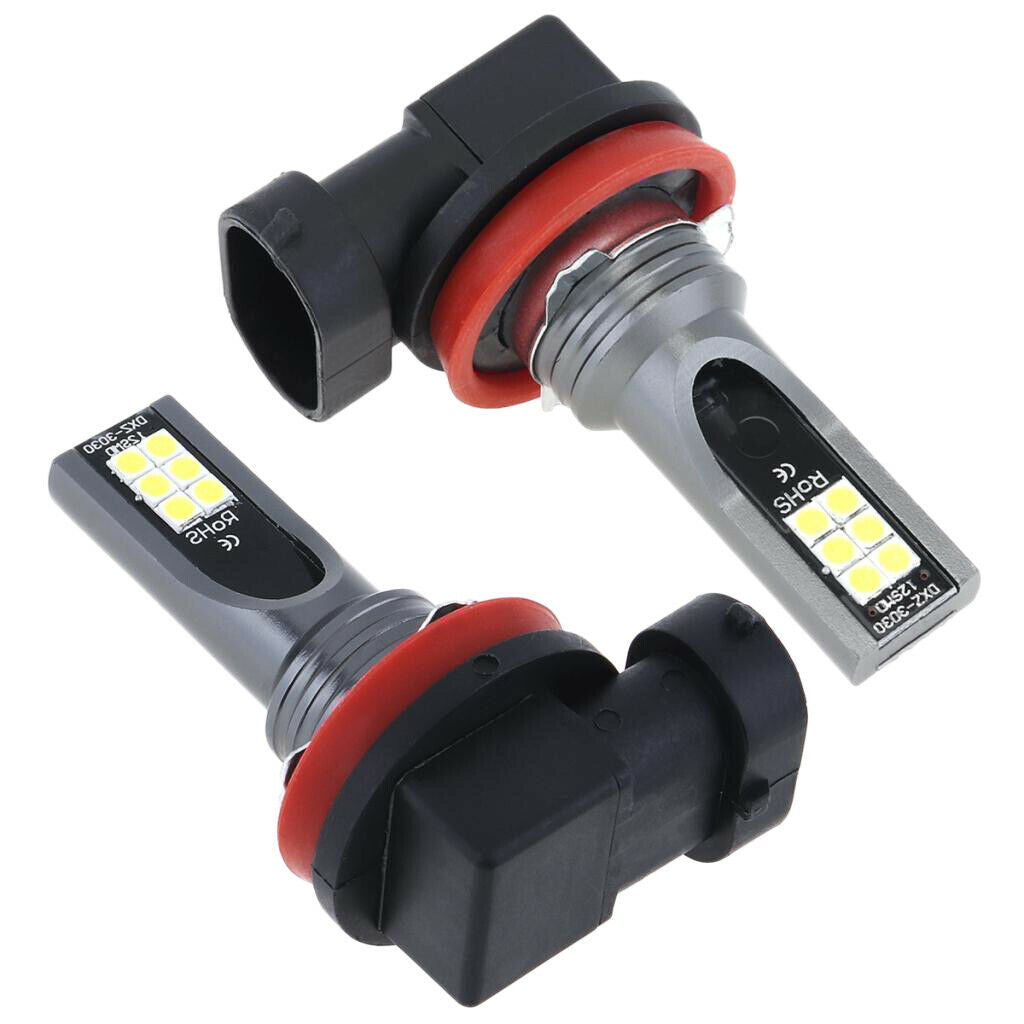 H8 H11 Car 3030 12-LED Headlight Bulb Main Lamp Lamp 1200Lm Fog Light 24W