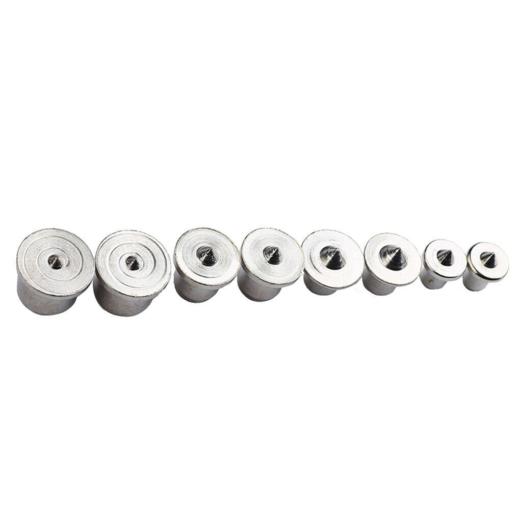 8Pcs Dowel Drill Centre Points Pin Wood 6/8/10/13mm Dowel Tenon Center Set