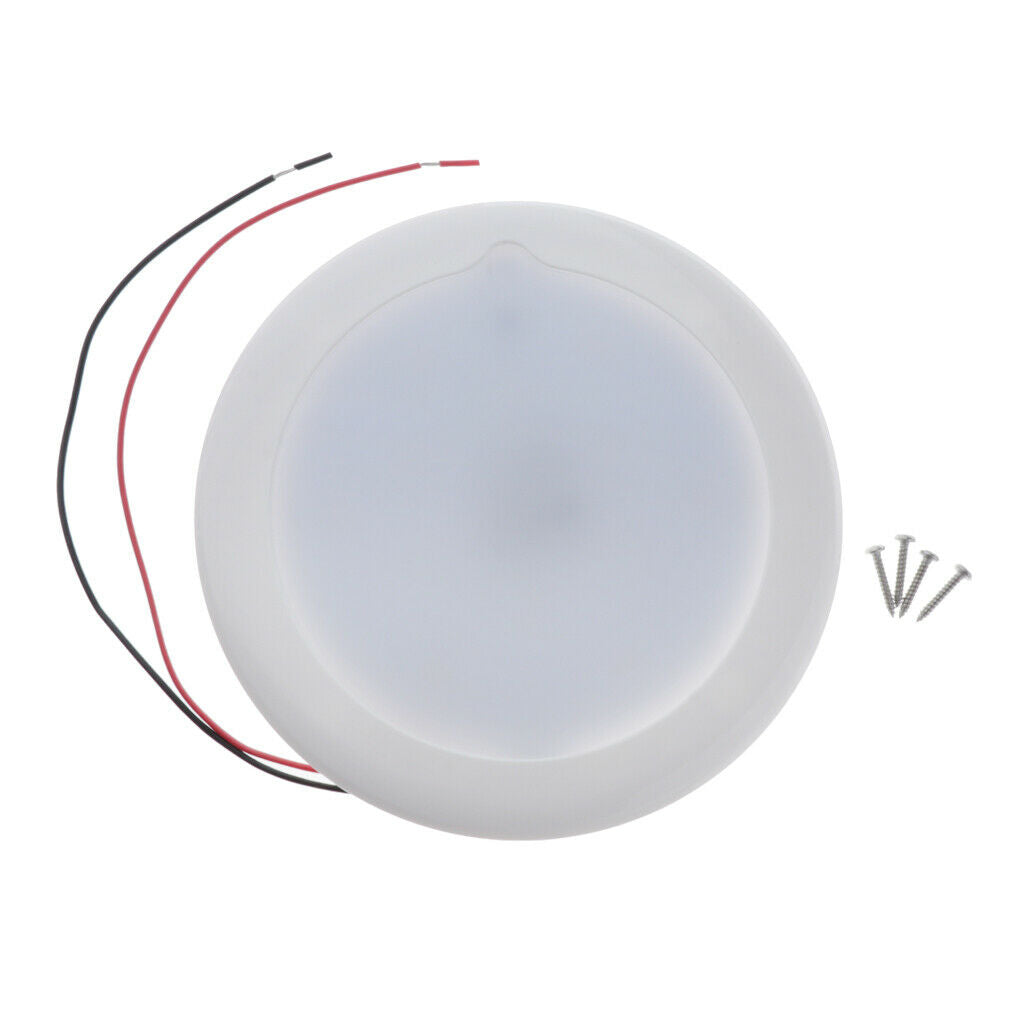 1 Pack Boat RV Yacht Ceiling Light 12V 4.5W LED White Color Pancake Roof
