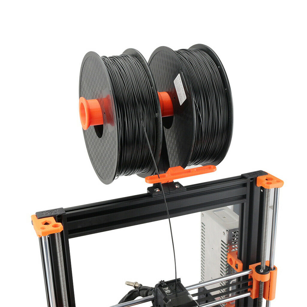 Filament Bracket for 2 Spool Filament Support Holder for PLA ABS Nylon Wood
