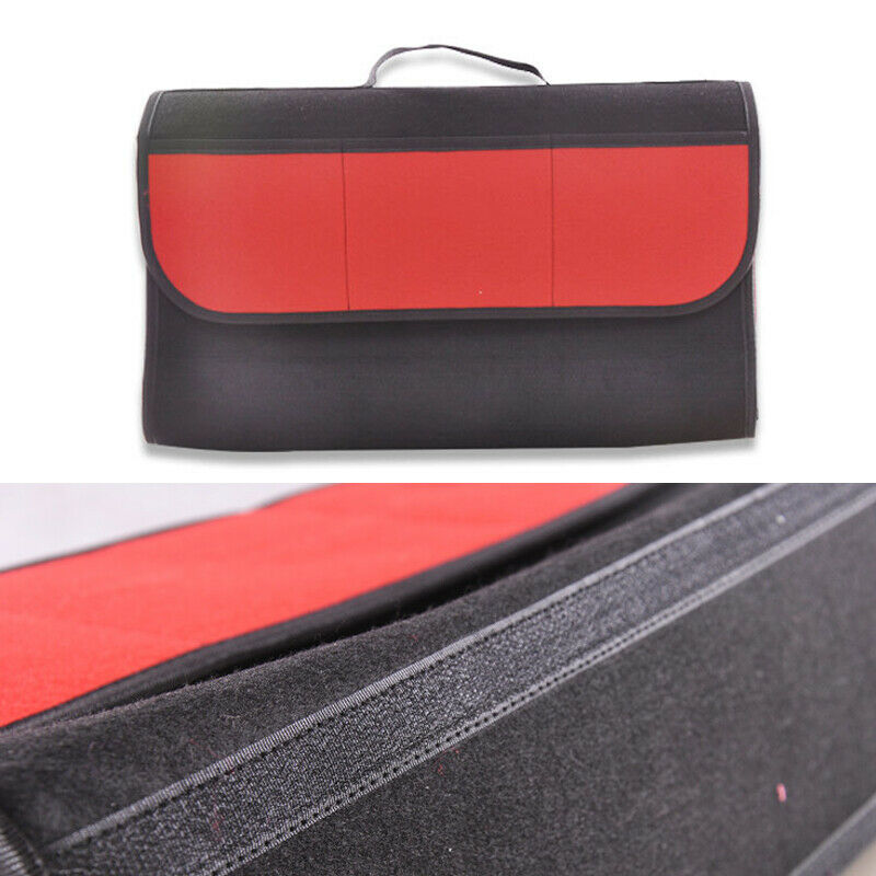 1PCS Car Trunk Foldable Cargo Organizer Felt Storage Bag Box Case Large Capacity
