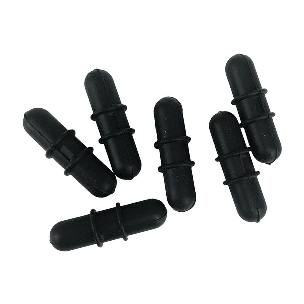 Bowstring Silencer Stabilizer Rubber Shock Absorber Vibration Damper Black