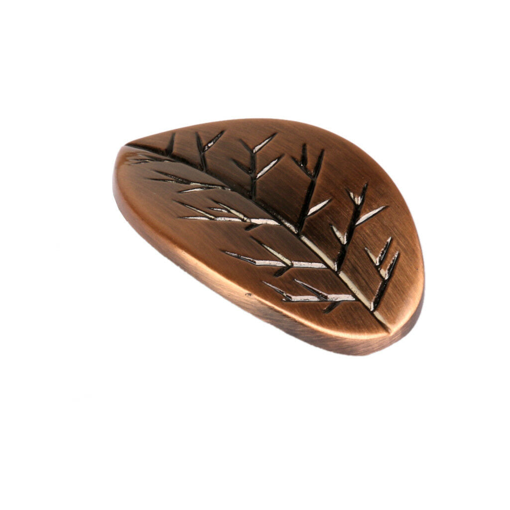 Pack 14 Leaf Design Door Drawer Cabinet Pull Handle Knob Furniture Hardware