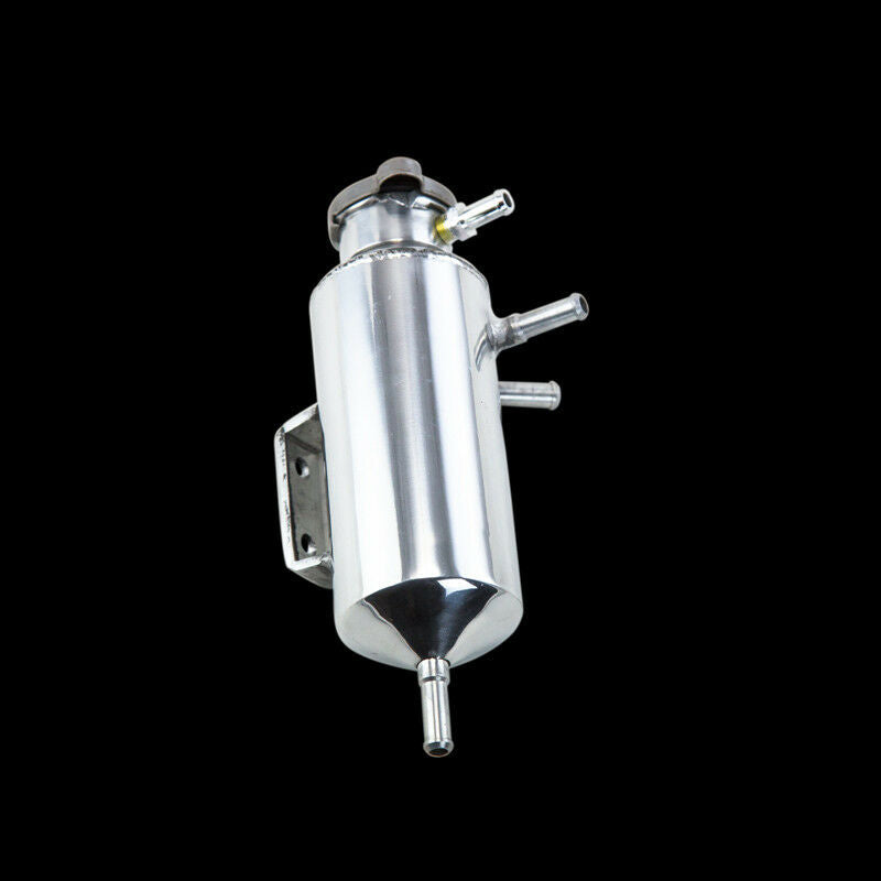 Universal 350ml Car Overflow Catch Tank Radiator Coolant Aluminum Reservoir Set