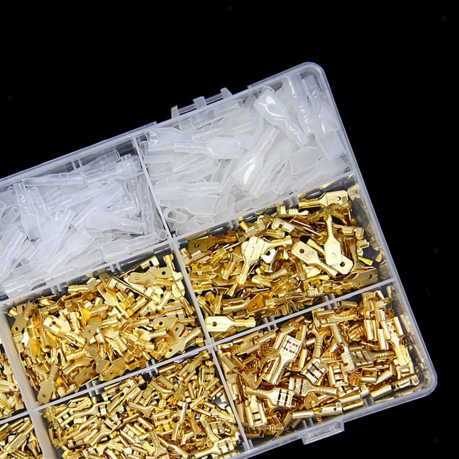 900x 2.8/4.8/6.3mm Insulated Wire Crimp Sheath for Connector General Quick