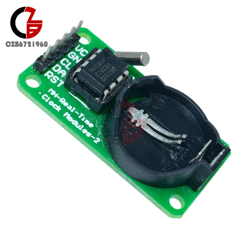 2PCS DS1302 RTC Real Time Clock Module Synchronous Serial I/O Communication