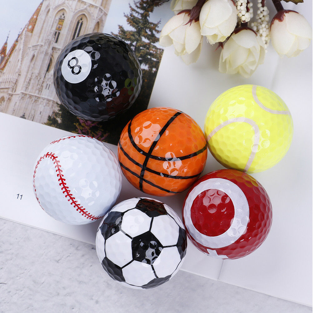 Golf Balls Golf Equipment Football Basketball Tabletennis Baseball 6Pcs/Set Ad