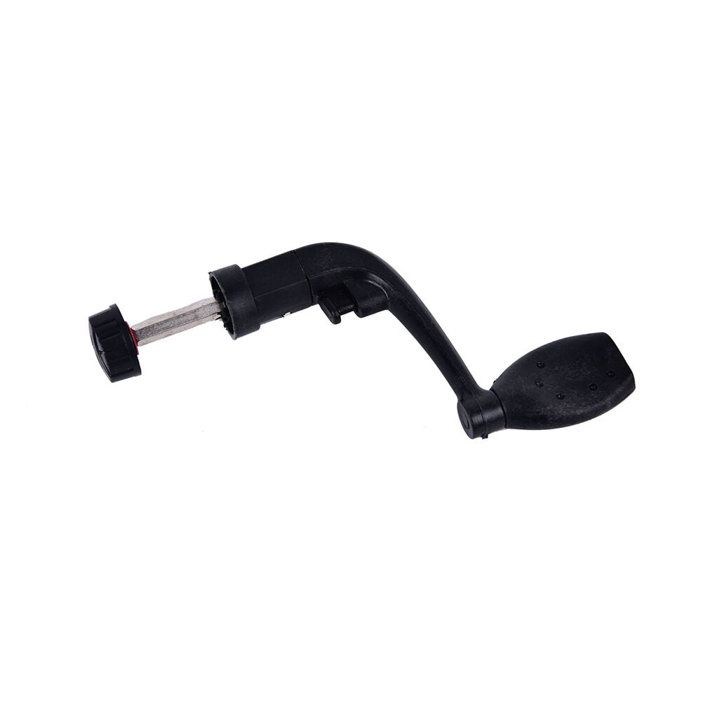 1PC Black plastic power handle fishing reel crank crank arm Spinning Reel.l8