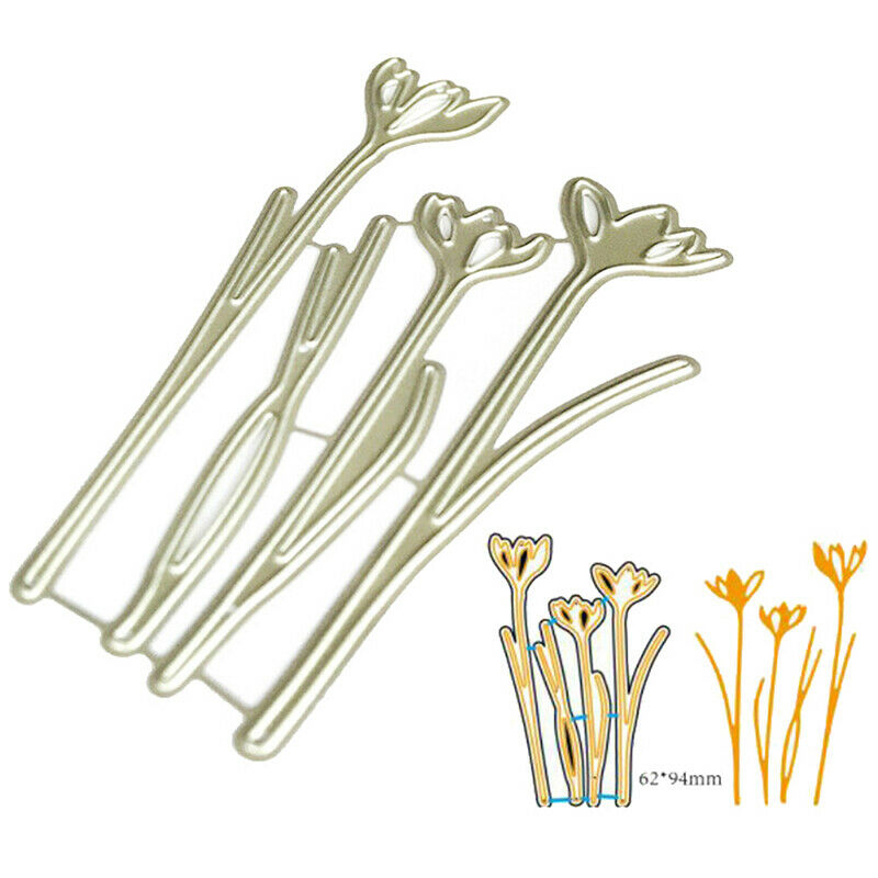 Flowers set Metal Cutting Dies Stencil for DIY Scrapbooking Paper Cards D.l8