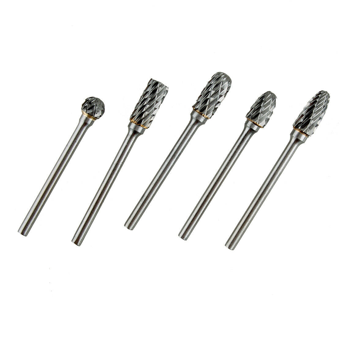 Tungsten Carbide Rotary Burr Drill Bits Die Grinder Shank 1/8" 3mm 10pcs per Kit