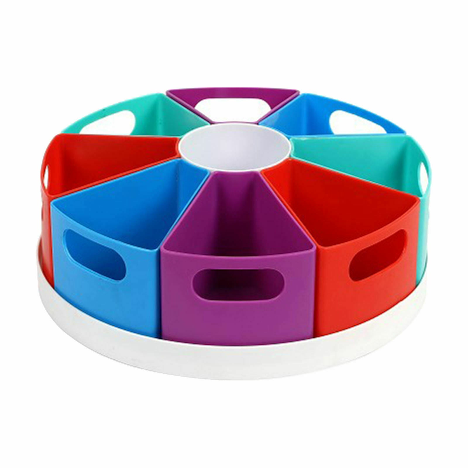 Pencil Holder Stationary Storage with 8 Compartments for Home Office Desktop