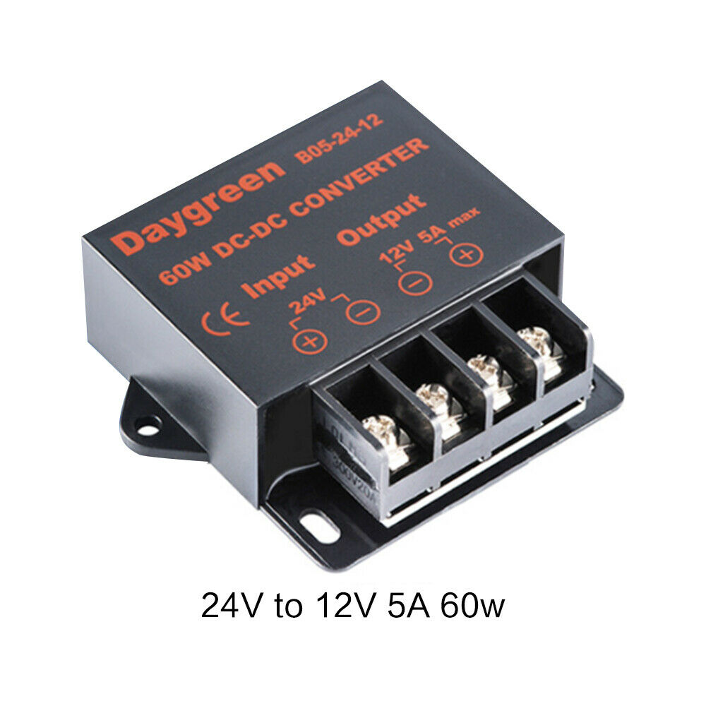60W Car Modified Power Supply 24V to 12V 5A Car Buck Module LED Power Supply