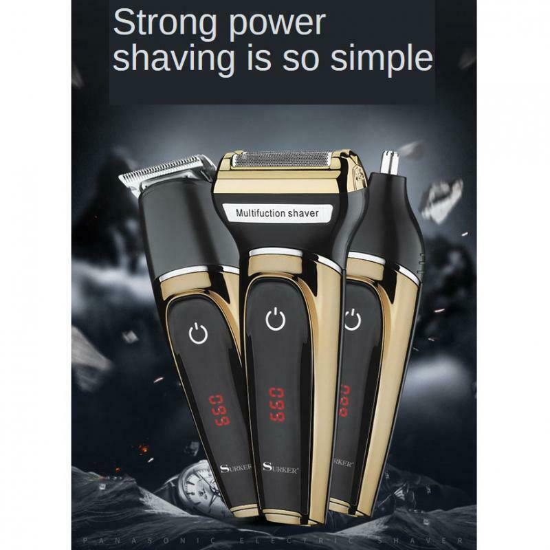 Self-Haircut Kit Cordless Hair Clippers for Men USB Rechargeable Black