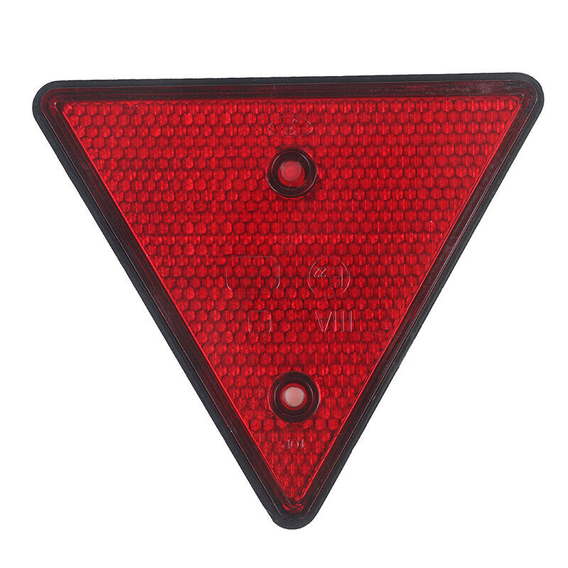 Red Rear Reflectors Triangle Reflective for Gate Posts Safety Reflectors .l8