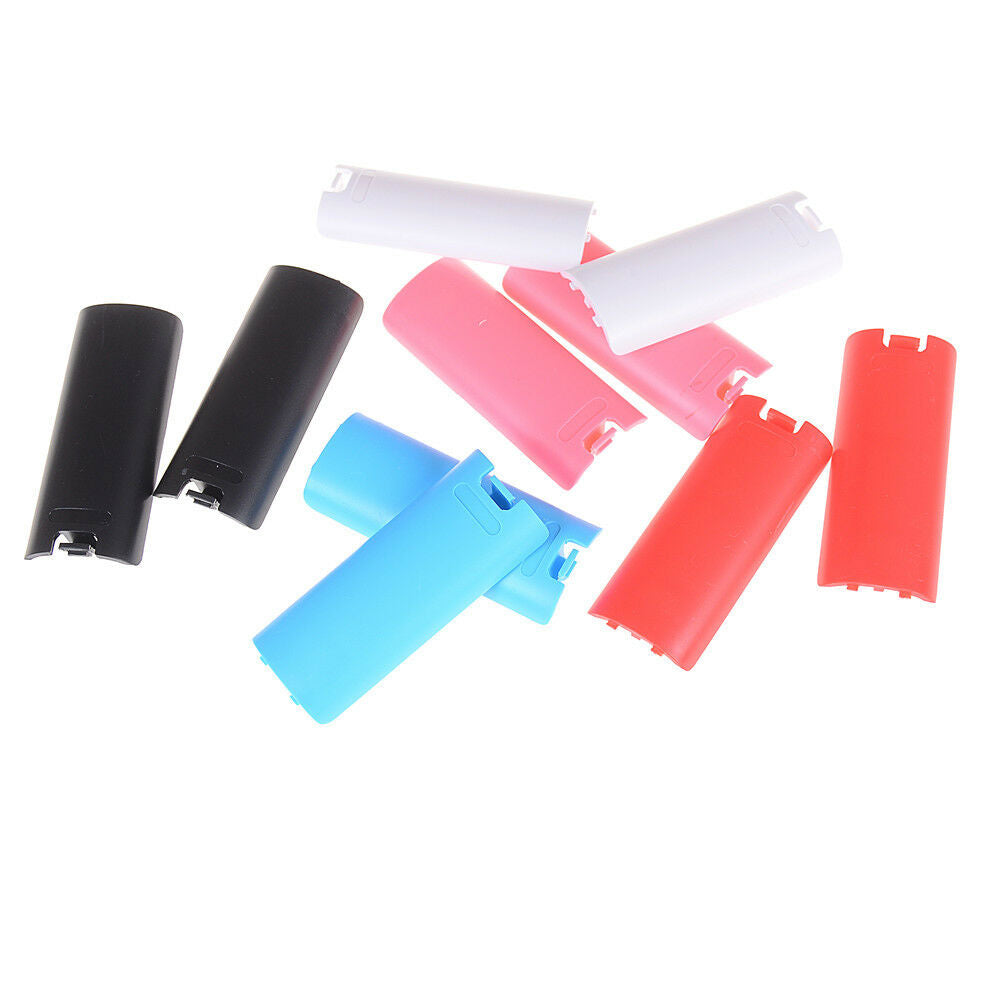 2Pcs Battery-Back Cover Shell Case for Lid Wii Remote Control Controller WhiDEAU