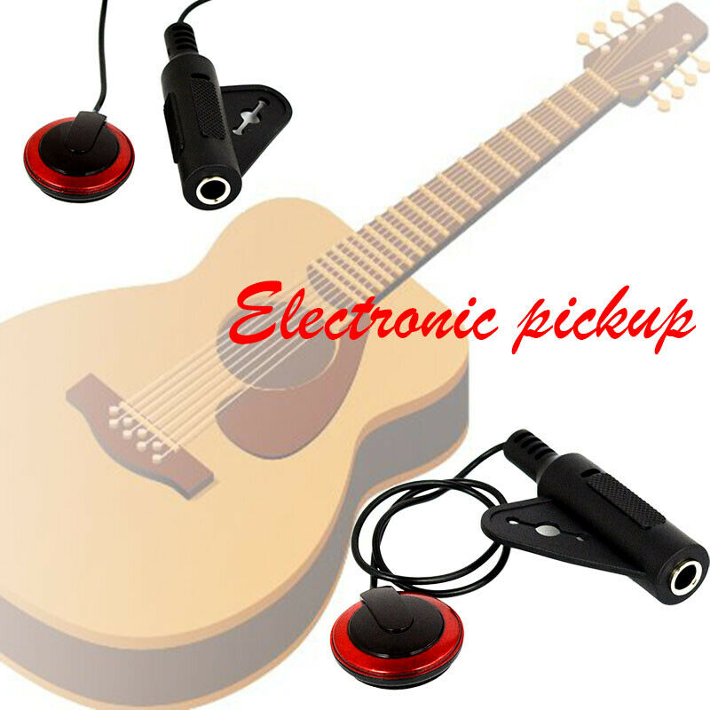 Acoustic Piezo Contact Microphone Pickup For Guitar Ukulele Violin Mandolin