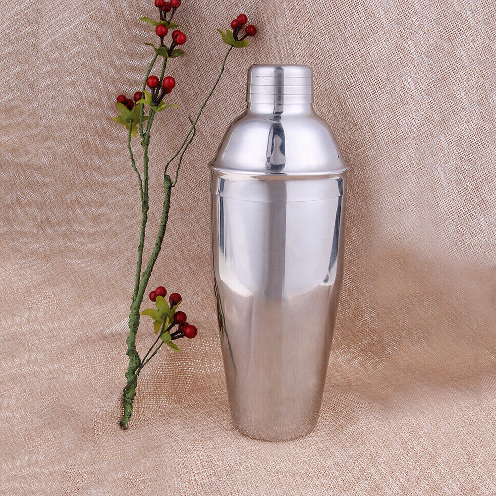 550ml Stainless Steel Cocktail Drink Shaker Mixer Party Bar Drink Mixer @