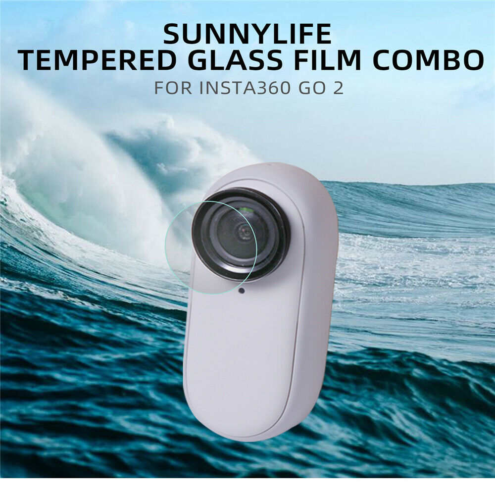 For Insta360 Go2 Tempered Scratch-resistant Glass Film Combo Oil Stain Resistant