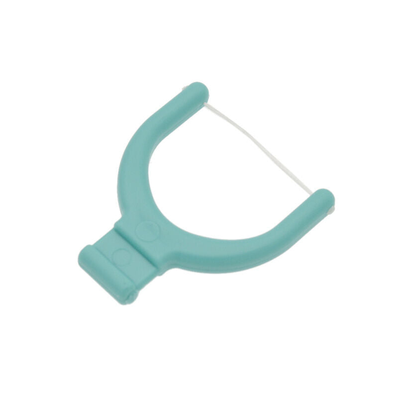 1 Set Disposable Dental Floss Heads With Handle Holder Tooth Oral Care Tools New