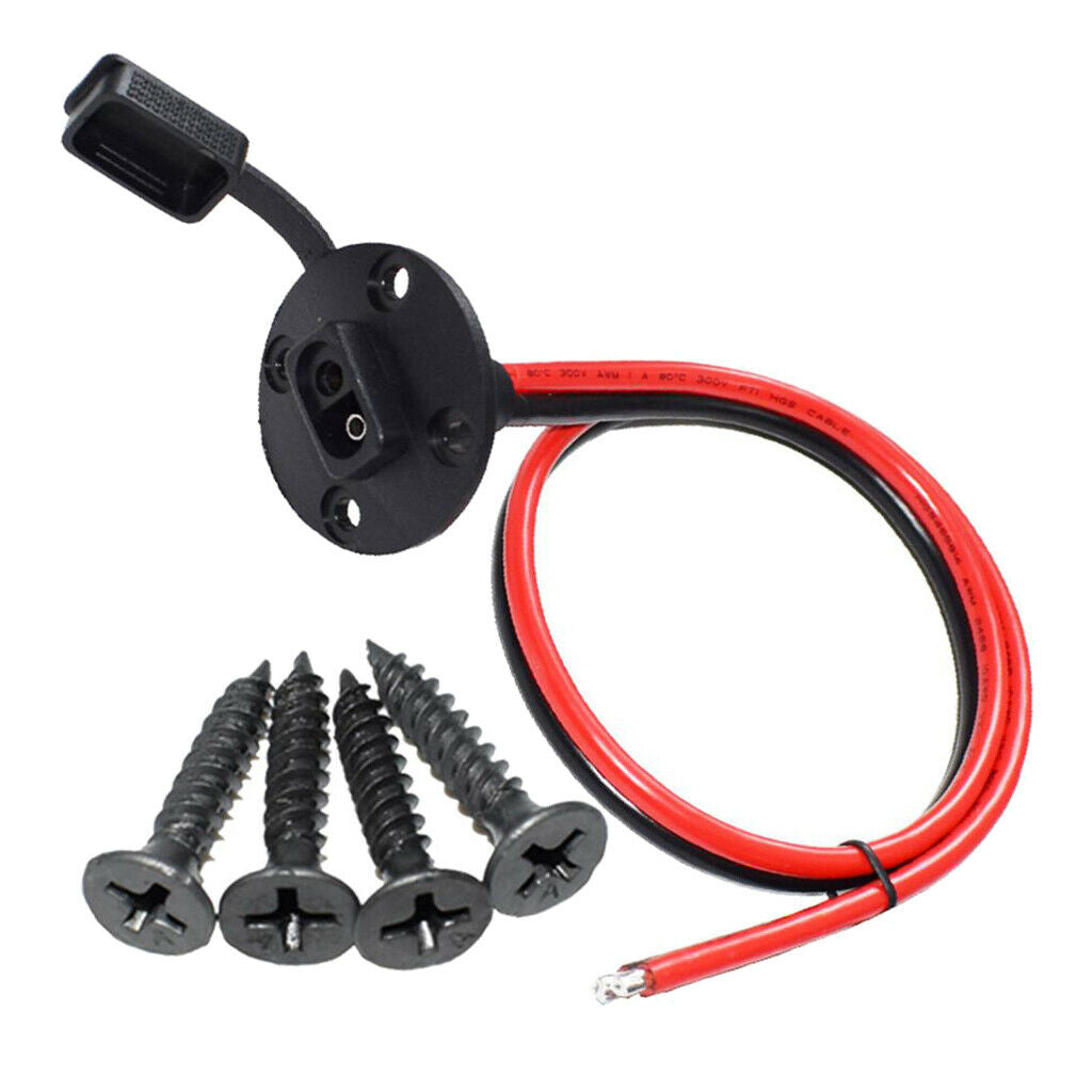 10AWG  Sidewall SAE Plug Socket Cable for Motorcycle Generator Battery Charge
