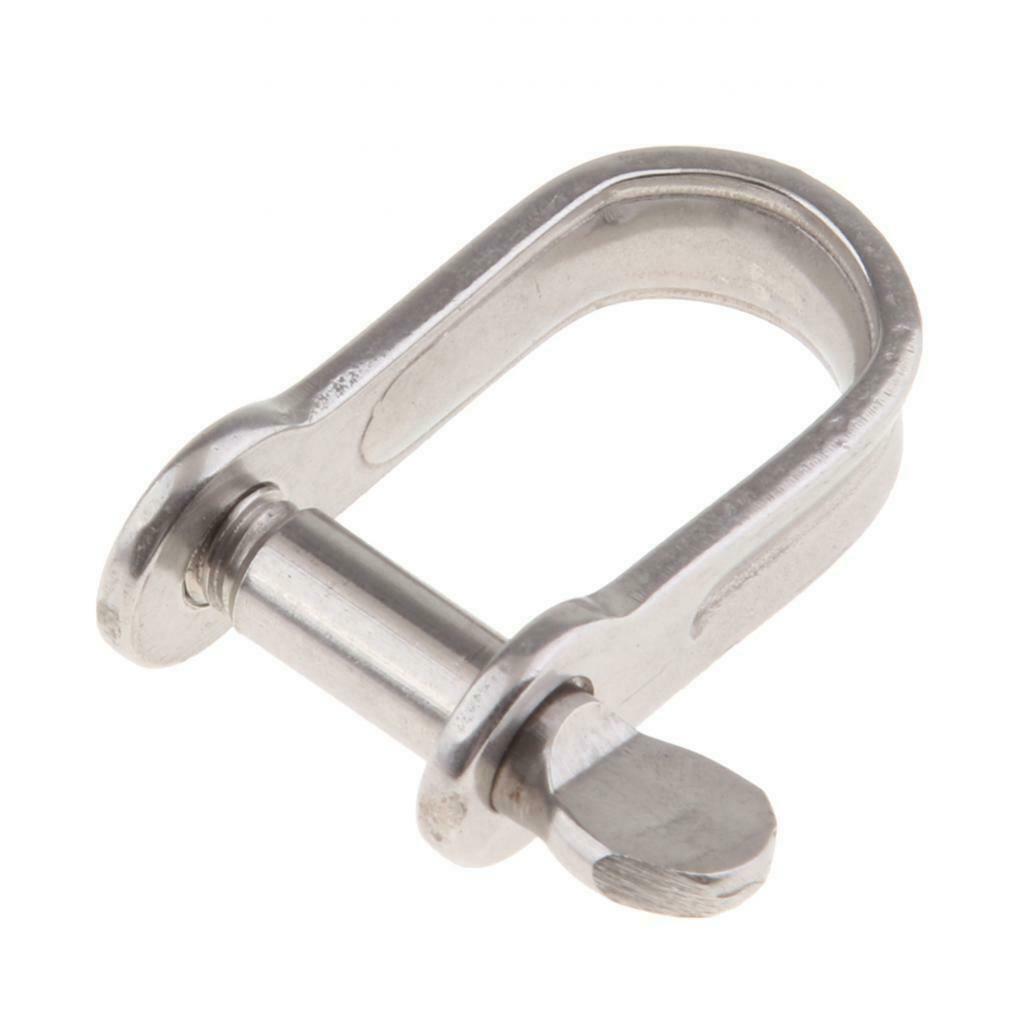 Boat/Marine/Sailing Anchor Shackle Instruments D Shackle Pin 304 Marine Grade