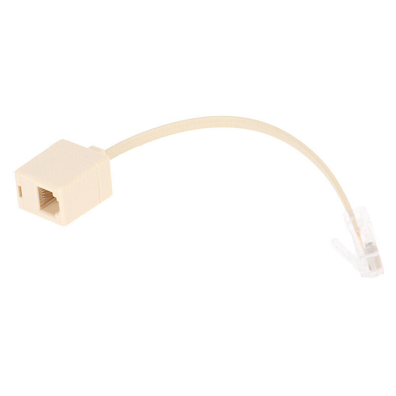 2pcs 8P4C / RJ45 male RJ11 6P4C to female M / F Adapter telephone Ethern.l8